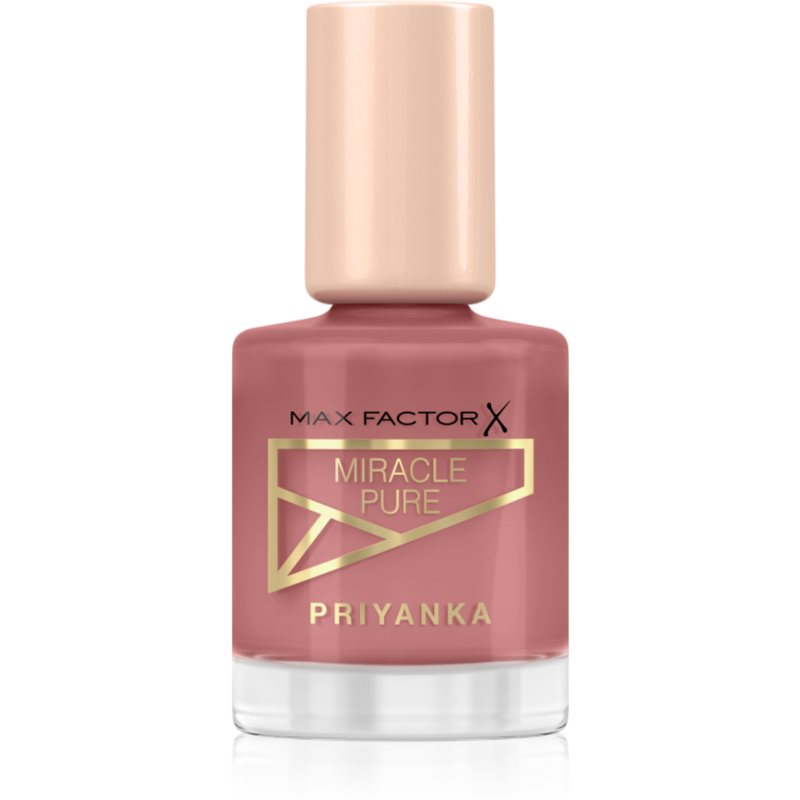 Max Factor x Priyanka Miracle Pure lac de unghii pentru ingrijire culoare 212 Winter Sunset 12 ml