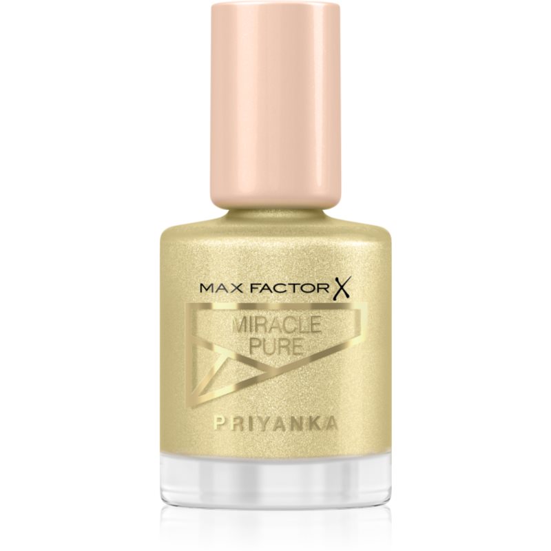 Max Factor x Priyanka Miracle Pure lac de unghii pentru ingrijire culoare 714 Sunrise Glow 12 ml