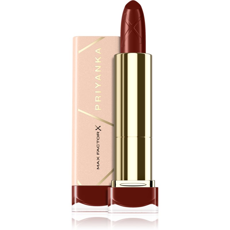 Max Factor x Priyanka Colour Elixir ruj cu persistență îndelungată cu efect mat culoare 78 Sweet Spice 6,5 g