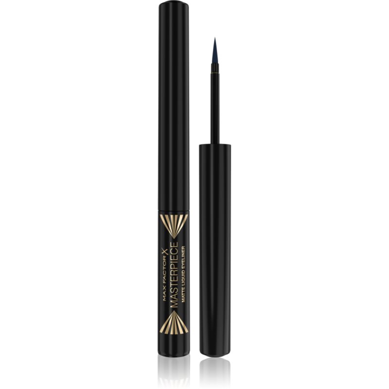 Max Factor Masterpiece eyeliner rezistent la apa cu efect matifiant culoare 04 Navy 1.7 ml