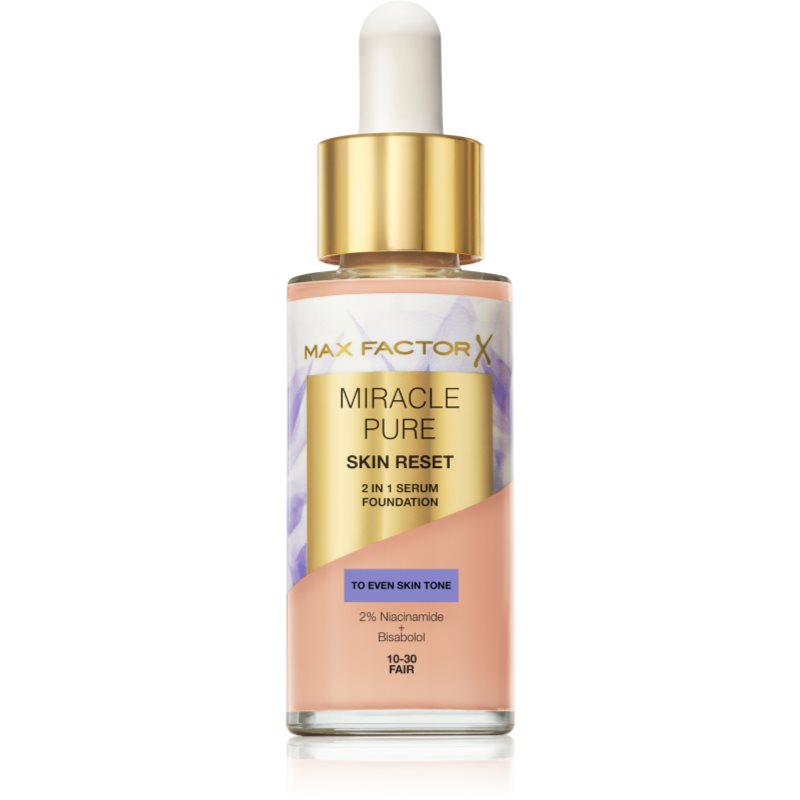 Max Factor Miracle Pure Skin Reset machiaj de îngrijire culoare 10-30 Fair 30 ml