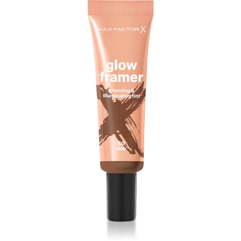 Max Factor Miracle Pure Glow Framer loțiune bronzantă culoare 60 Rich 30 ml