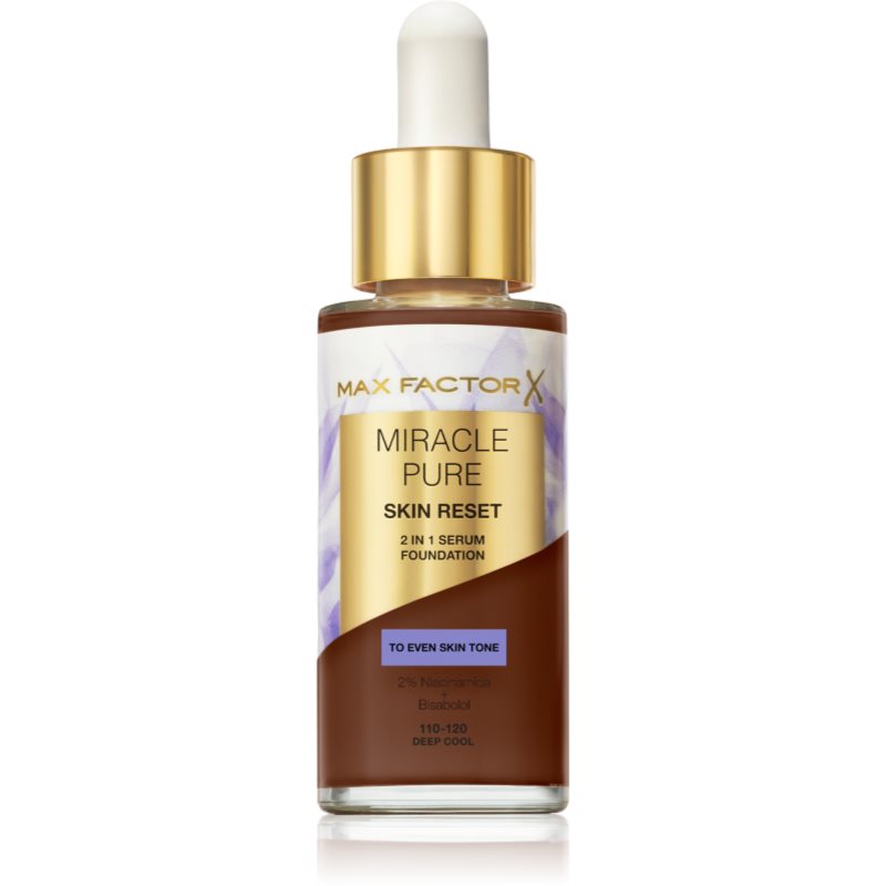 Max Factor Miracle Pure Skin Reset machiaj de îngrijire culoare 110-120 Deep Cool 30 ml
