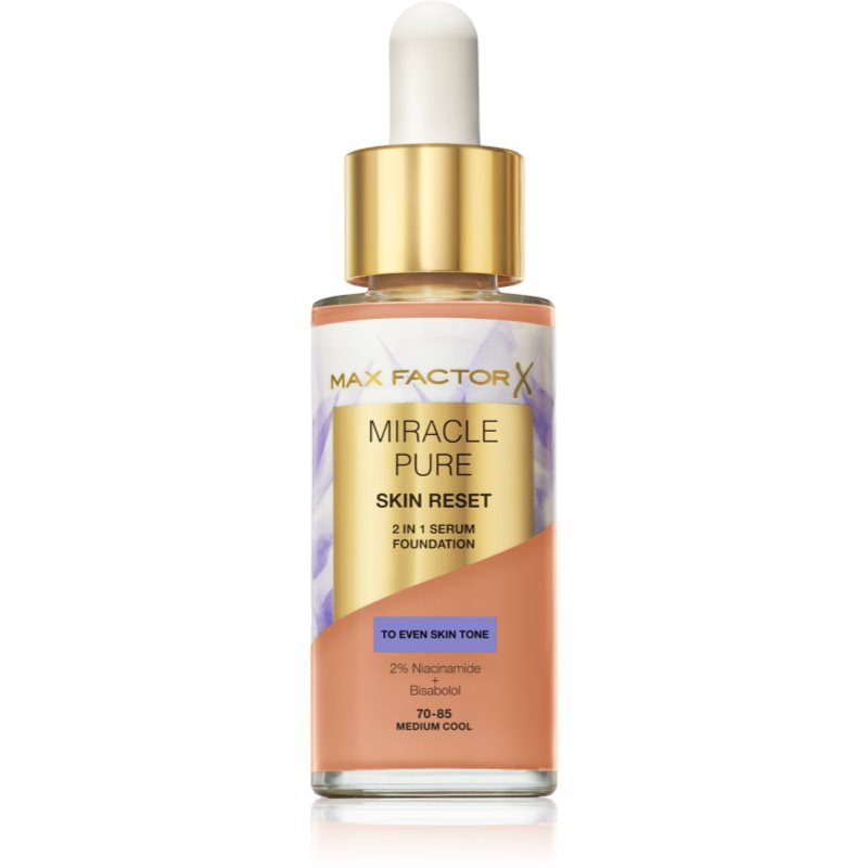 Max Factor Miracle Pure Skin Reset machiaj de îngrijire culoare 70-85 Medium Cool 30 ml