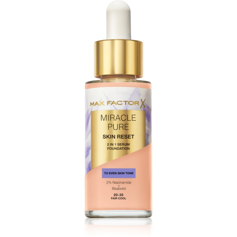 Max Factor Miracle Pure Skin Reset machiaj de îngrijire culoare 20-35 Fair Cool 30 ml