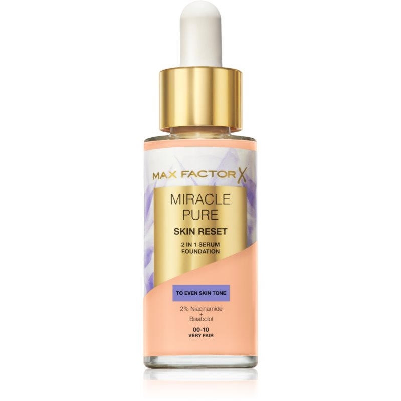 Max Factor Miracle Pure Skin Reset machiaj de îngrijire culoare 00-10 Very Fair 30 ml