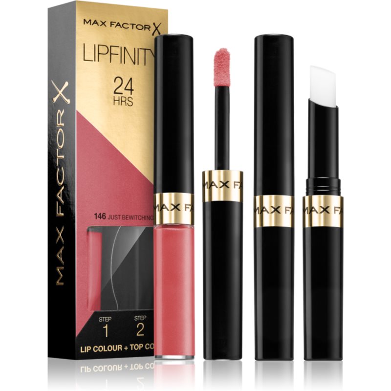 Max Factor Lipfinity Lip Colour ruj cu persistenta indelungata balsam culoare 146 Just Bewitching 4,2 g