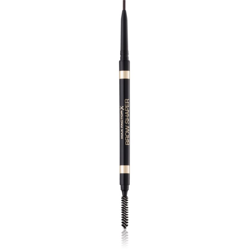 Max Factor Brow Shaper creion pentru sprancene cu pensula culoare 30 Deep Brown 1 g