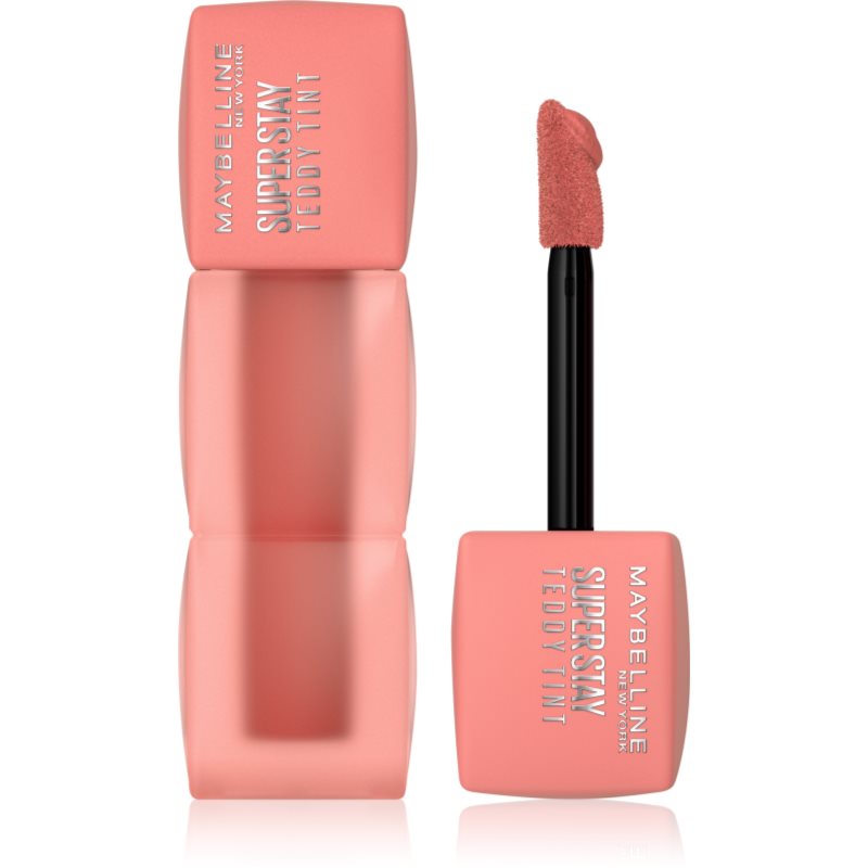 MAYBELLINE NEW YORK SuperStay Teddy Tint ruj cu persistență îndelungată cu efect mat culoare 10 Current Mood 5 ml