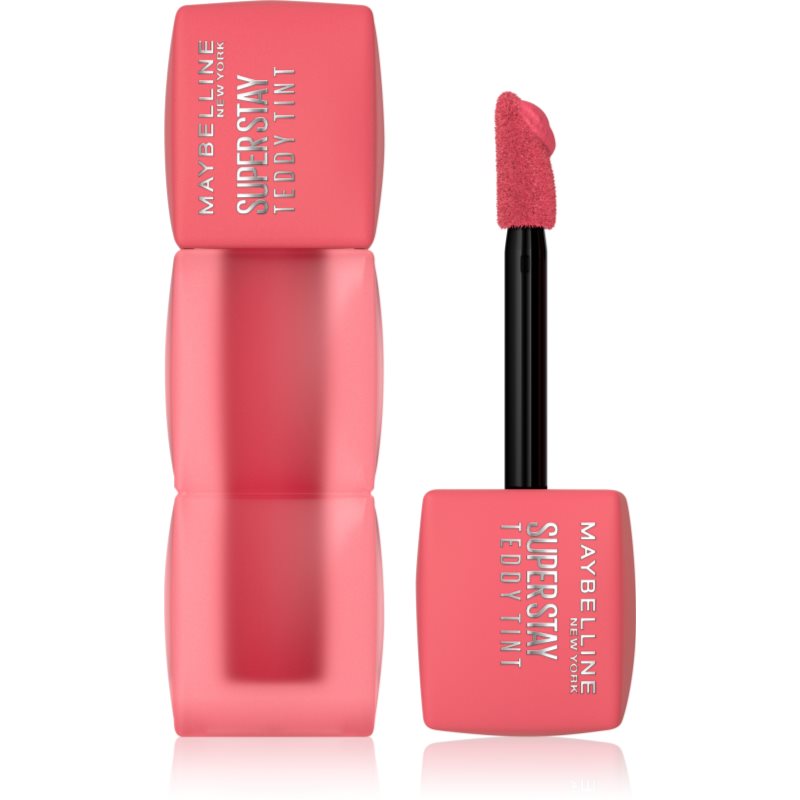 MAYBELLINE NEW YORK Teddy Tint ruj cu persistență îndelungată cu efect mat culoare 40 Petalcore 5 ml