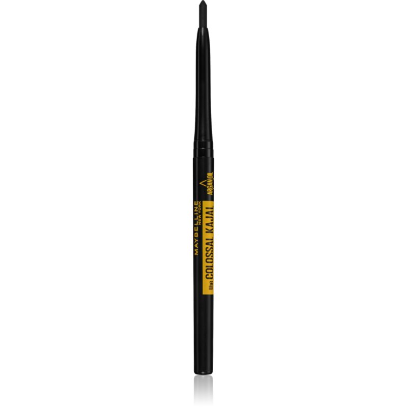 MAYBELLINE NEW YORK The Colossal Kajal 12h eyeliner cu ulei de argan culoare Extra Black 0.25 g