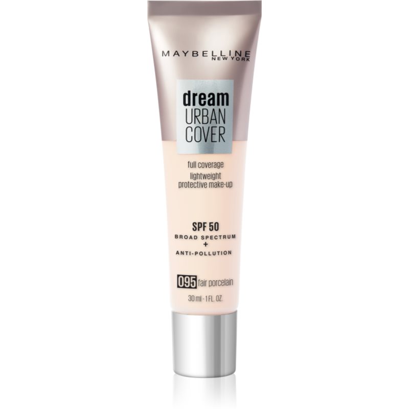 MAYBELLINE NEW YORK Dream Urban Cover fond de ten cu acoperire ridicată culoare 095 Fair Porcelain 30 ml