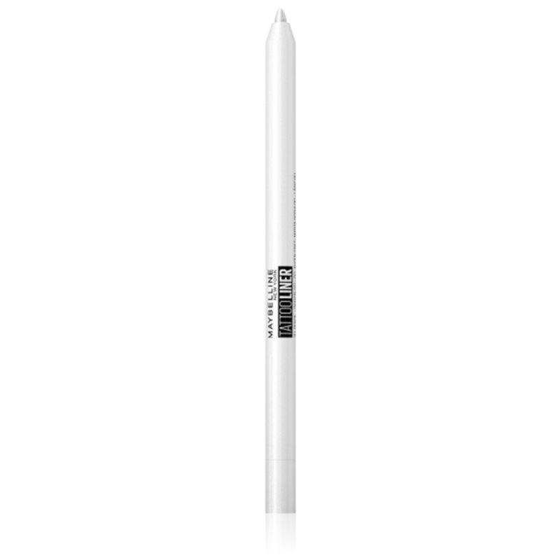 MAYBELLINE NEW YORK Tattoo Liner Gel Pencil gel pentru linia ochilor culoare Polished White 1.3 g