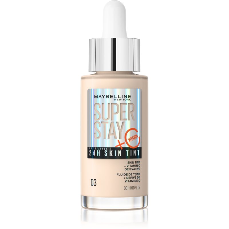 Maybelline SuperStay Vitamin C Skin Tint ser pentru uniformizarea nuantei tenului culoare 03 30 ml