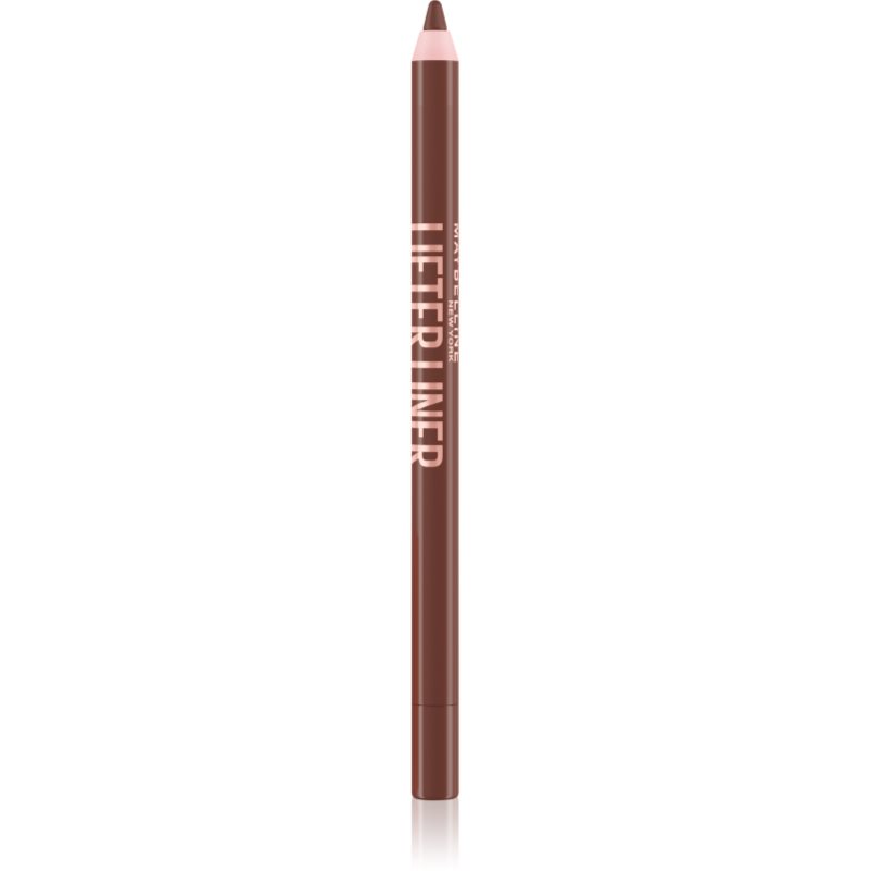 MAYBELLINE NEW YORK Lifter Liner creion contur buze cu efect de hidratare culoare 001 Cross The Line 1.2 g