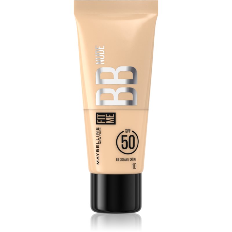 MAYBELLINE NEW YORK Fit Me! BB crema BB SPF 50 culoare 10 30 ml