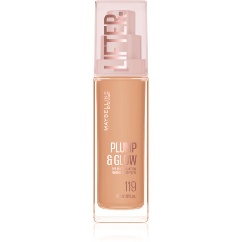 MAYBELLINE NEW YORK Lifter Plump &amp; Glow machiaj de stralucire pentru un look natural culoare 119 30 ml