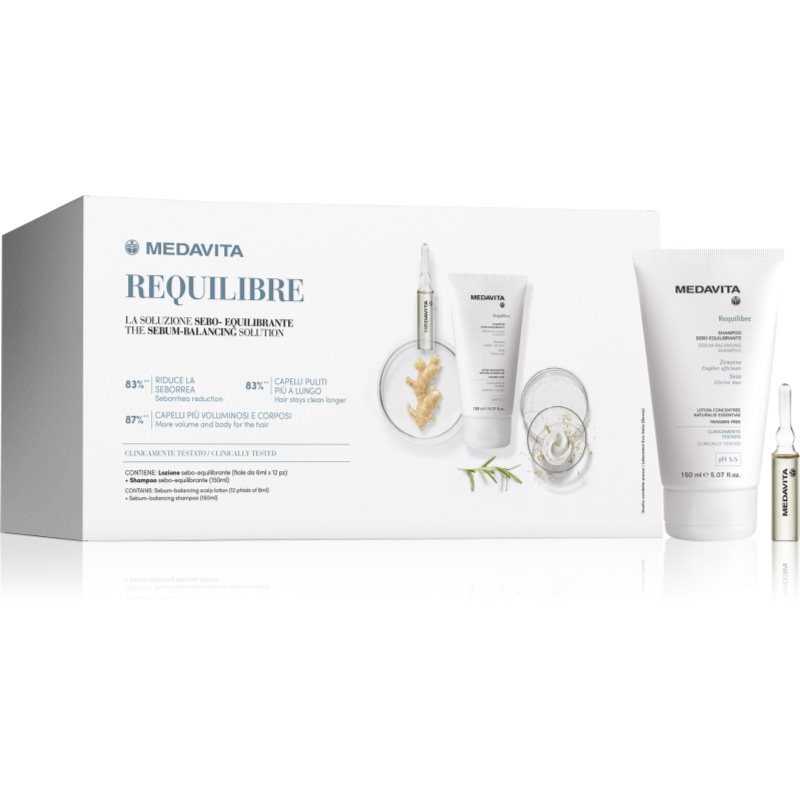 Medavita Requilibre Sebum-Balancing Set set cadou pentru păr