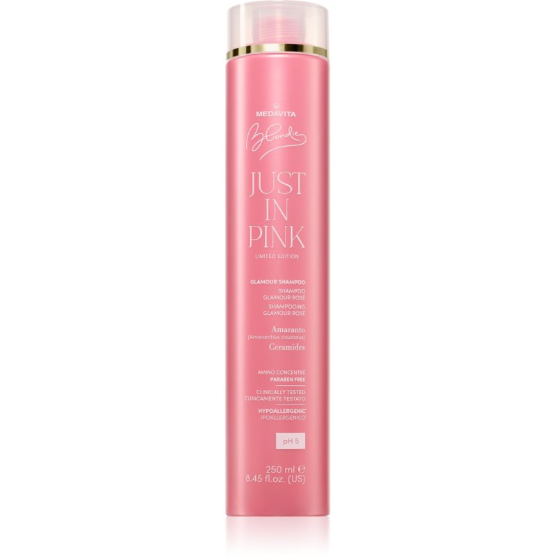 Medavita Blondie Just In Pink șampon pentru păr blond pentru a evidentia culoarea parului 250 ml