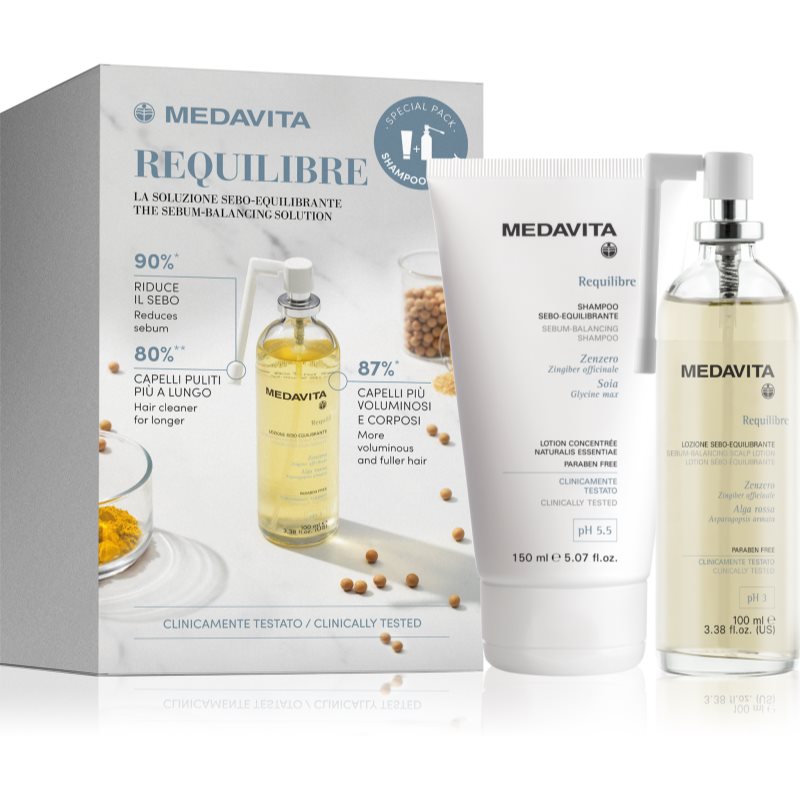 Medavita Requilibre Sebum-Balancing Set set cadou pentru păr