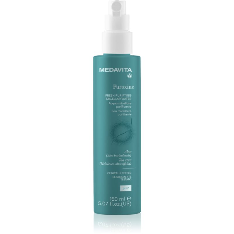 Medavita Puroxine Fresh apa cu particule micele pentru par si scalp 150 ml