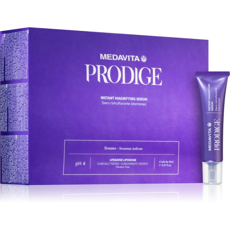 Medavita Prodige Instant Magnifying Serum ser de restructurare pentru păr 4x15 ml