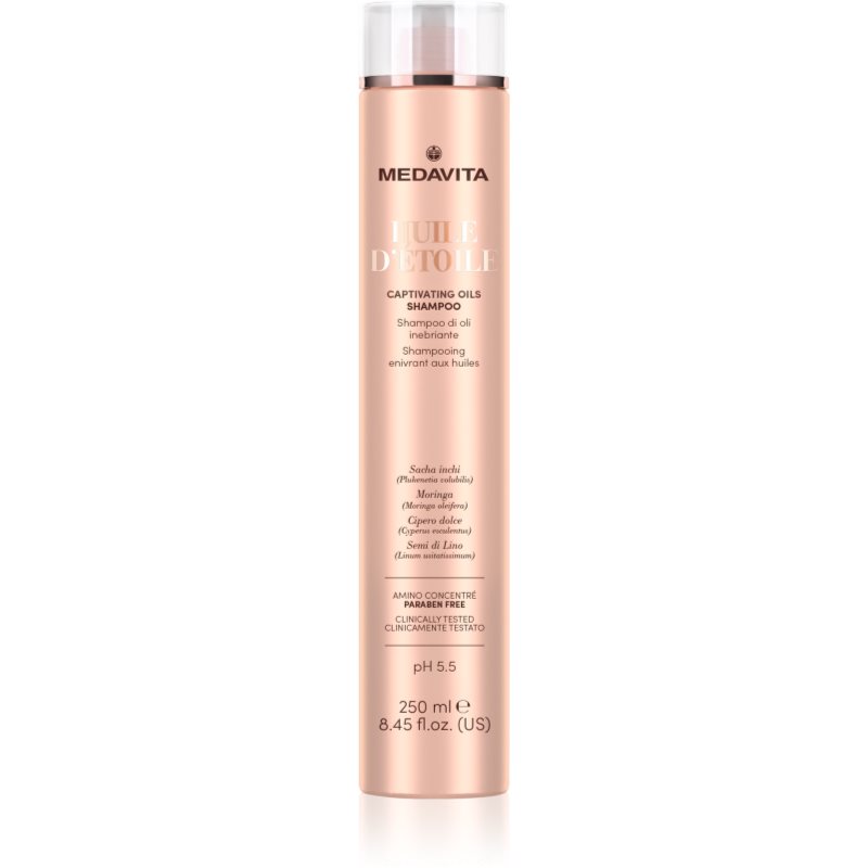 Medavita Huile dÉtolle Captivating Oils Shampoo șampon pentru un par stralucitor si catifelat 250 ml