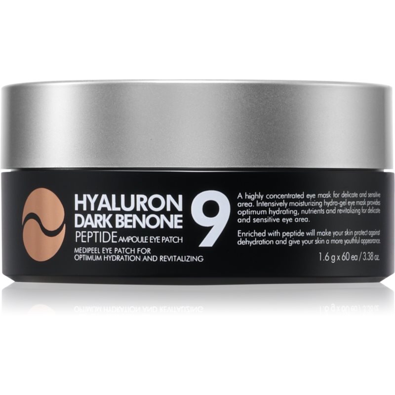 Medi - Peel Hyaluron Dark Benone Peptide 9 Ampoule pernuțe din hidrogel impotriva pungilor de sub ochi 60 buc Medi - Peel Hyaluron Dark Benone Peptide 9 Ampoule pernuțe din hidrogel impotriva pungilor de sub ochi 60 buc