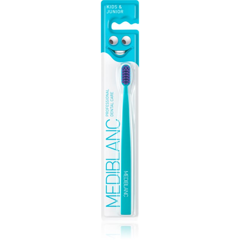 MEDIBLANC KIDS & JUNIOR Ultra Soft periuta de dinti pentru copii ultra moale Blue 1 buc