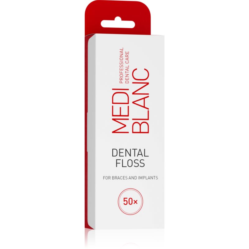 MEDIBLANC Dental Floss For Braces ata dentara pentru implanturi dentare 50 buc