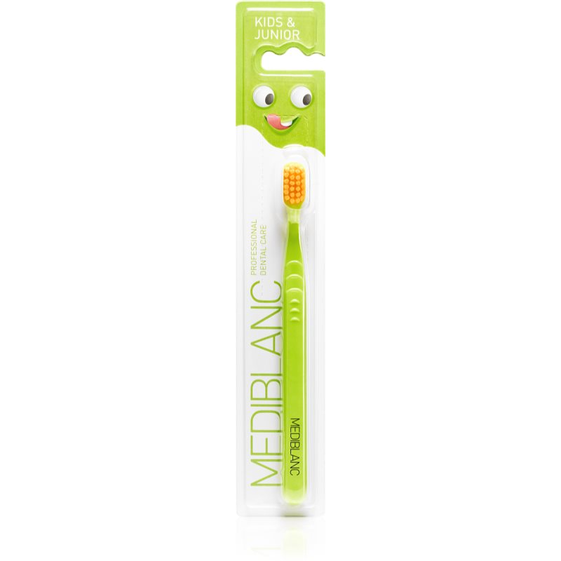 MEDIBLANC KIDS & JUNIOR Ultra Soft periuta de dinti pentru copii ultra moale Green 1 buc