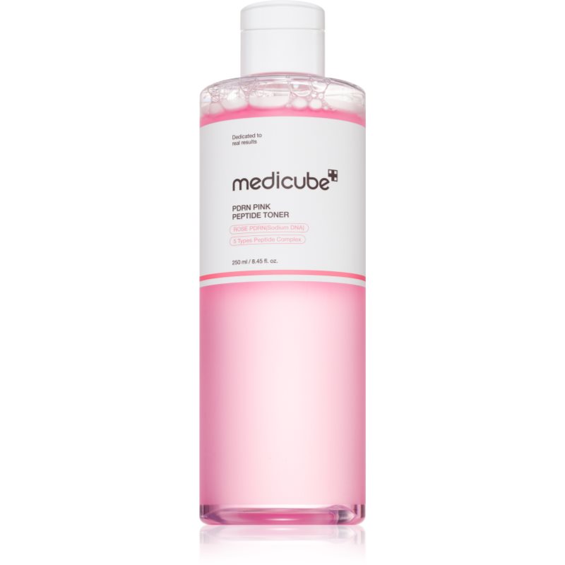 Medicube PDRN Pink Cica Soothing Toner tonic facial iluminator pentru fermitatea pielii 250 ml