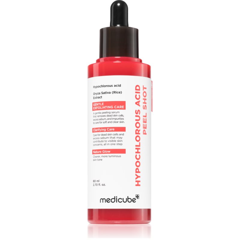 medicube Hypochlorous Acid Peel Shot ser exfoliant de netezire pentru pori dilatati 80 ml