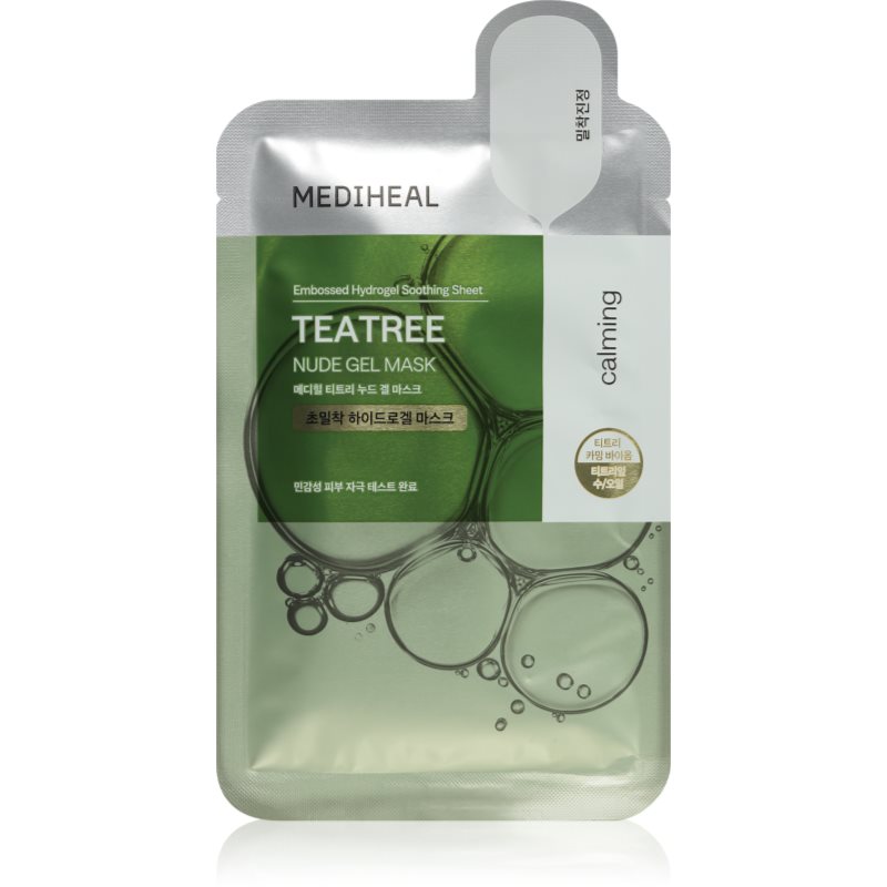 MEDIHEAL Teatree Calming Nude Gel Mask mască intensă cu hidrogel cu efect calmant 1 buc