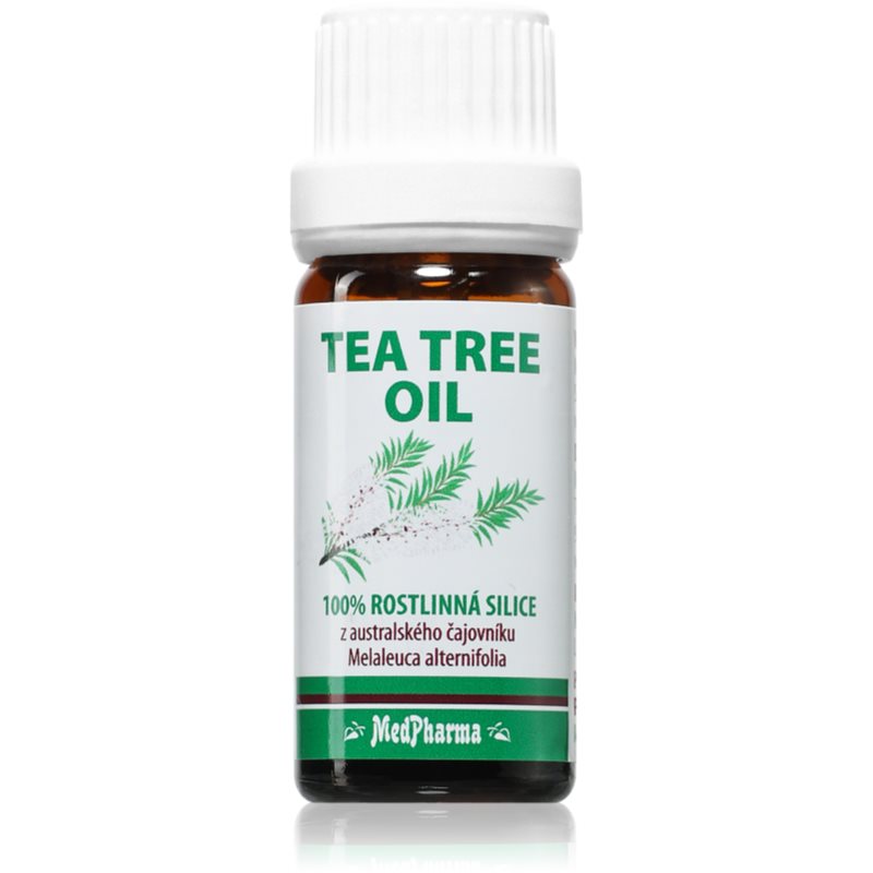 MedPharma Tea Tree Oil ulei din arbore de ceai, presat la rece cu efect antiseptic 10 ml MedPharma Tea Tree Oil ulei din arbore de ceai, presat la rece cu efect antiseptic 10 ml
