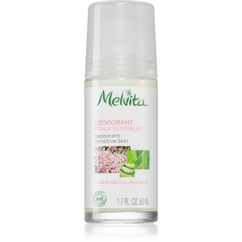 Melvita Les Essentiels deodorant roll-on fara continut de aluminiu pentru piele sensibila 50 ml