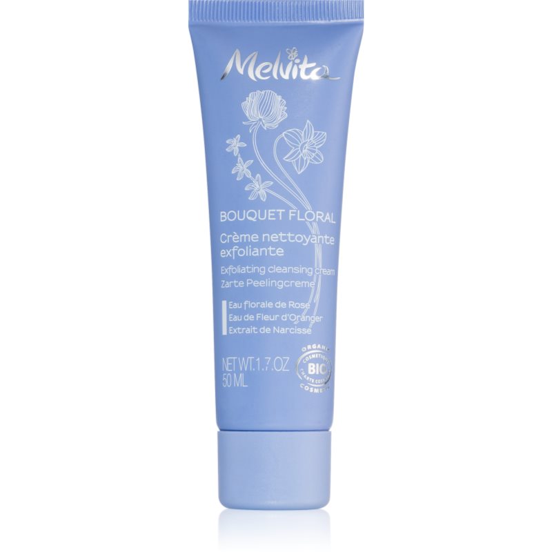 Melvita Bouquet Floral Exfoliating Cleansing Cream exfoliant de curățare