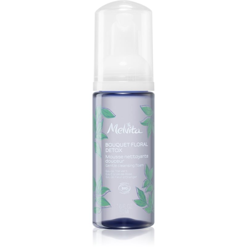 Melvita Bouquet Floral Detox Cleansing Foam demachiant spumant delicat