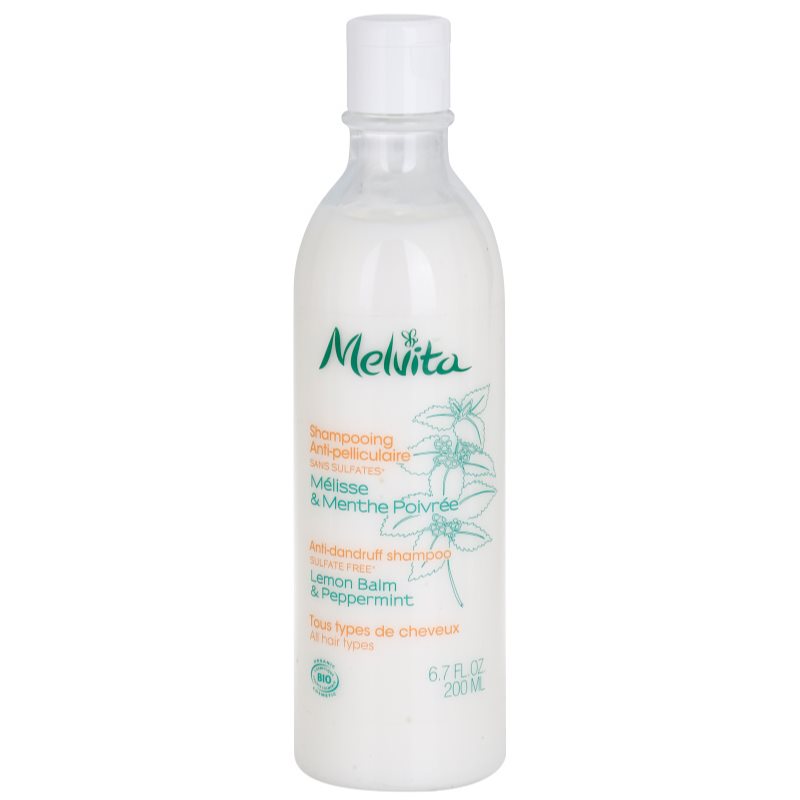 Melvita Anti-dandruff sampon anti-matreata pentru toate tipurile de păr 200 ml