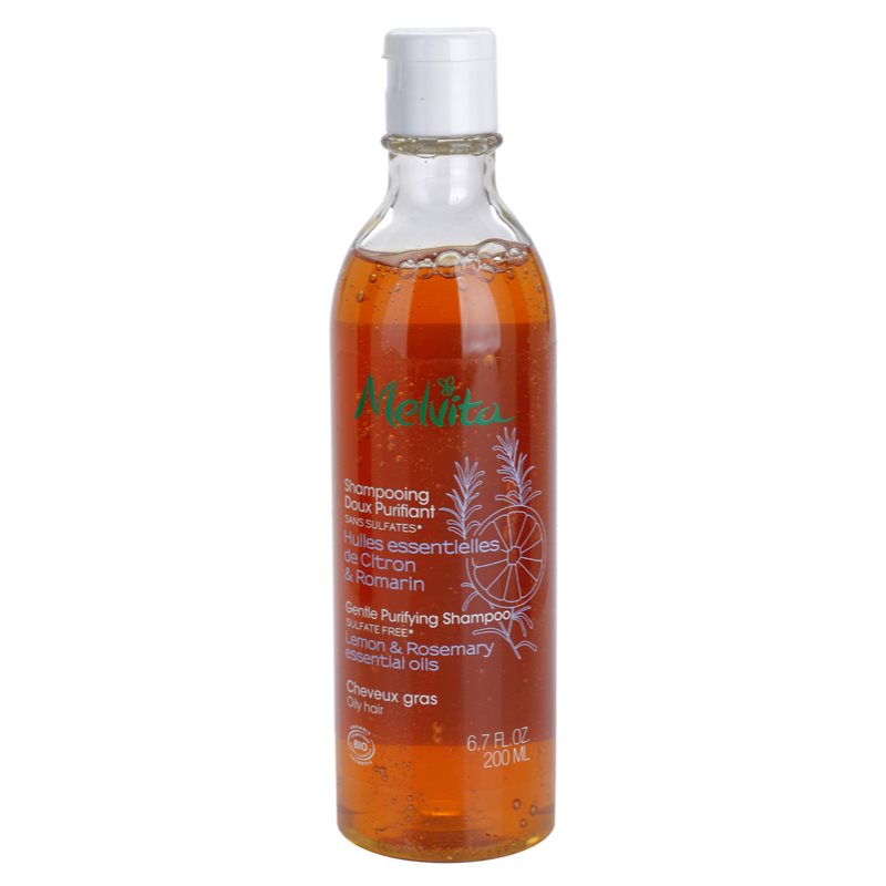Melvita Extra-Gentle Shower Shampoo sampon de curatare delicat pentru par gras 200 ml