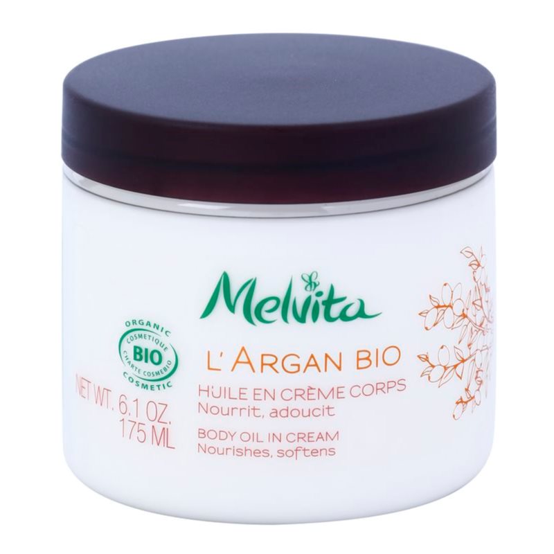 Melvita L'Argan Bio crema de corp nutritiva pentru piele neteda si delicata 175 ml