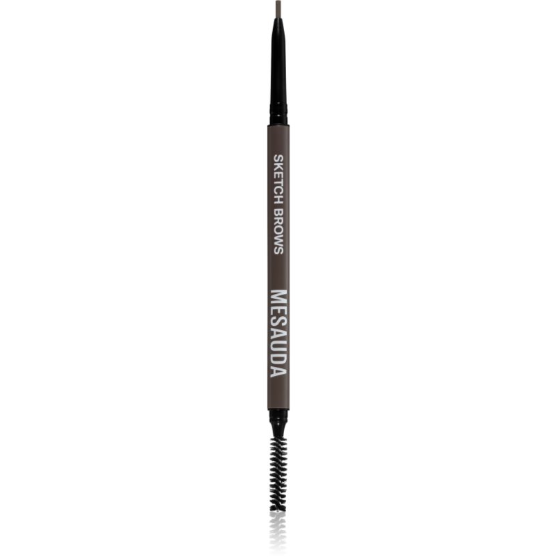 Mesauda Sketch Brows creion pentru sprancene cu pensula culoare 102 Brunette 0.09 g