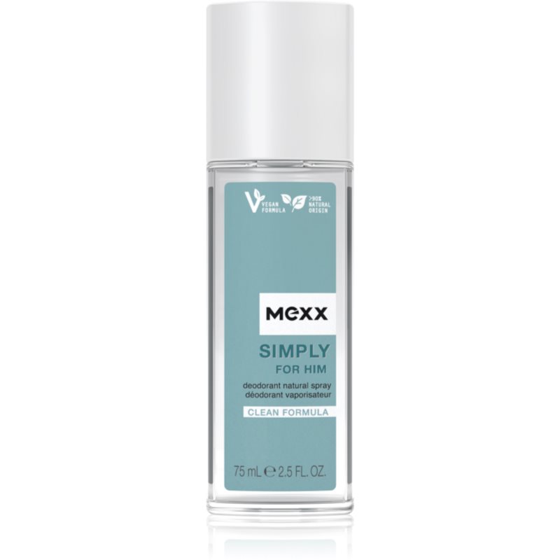 Mexx Simply For Him Deo cu atomizor pentru bărbați 75 ml