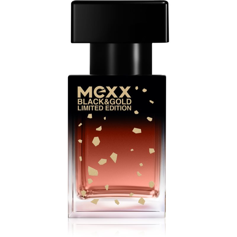 Mexx Black & Gold Limited Edition Eau de Toilette pentru femei 15 ml