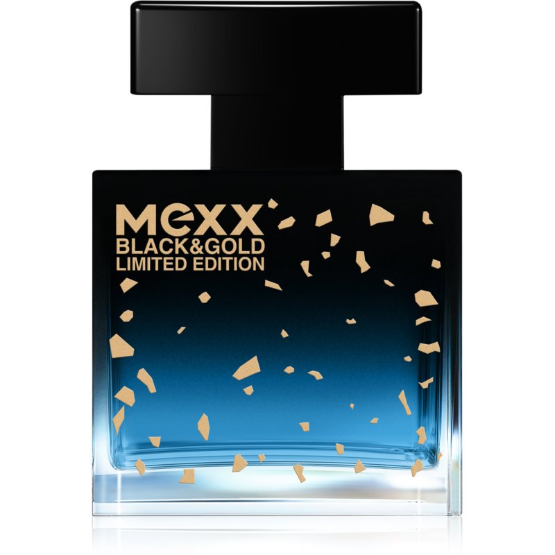 Mexx Black & Gold Limited Edition Eau de Toilette pentru bărbați 30 ml