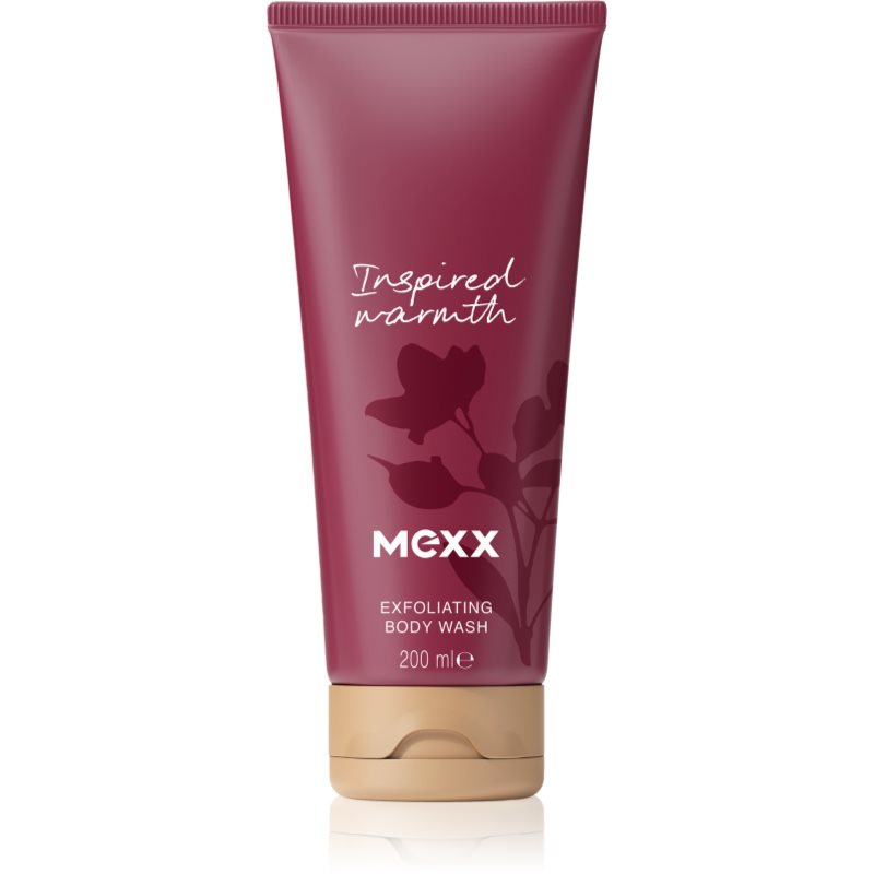 Mexx Inspired Warmth gel de dus exfoliant produs parfumat 200 ml