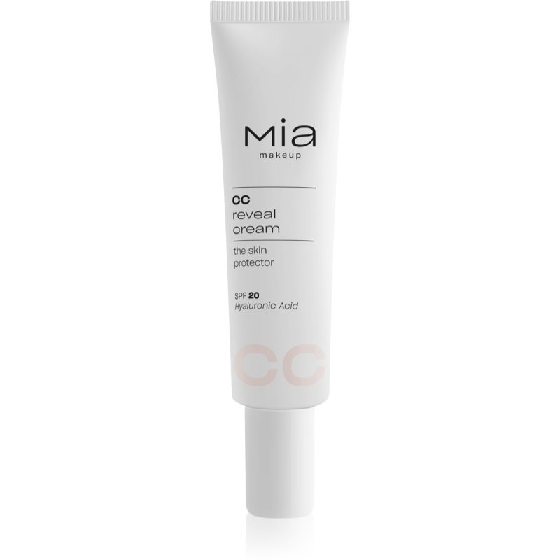 Mia Cosmetics CC Reveal Cream Crema CC pentru un ten uniform SPF 20 culoare 03 Medium Dark 30 ml