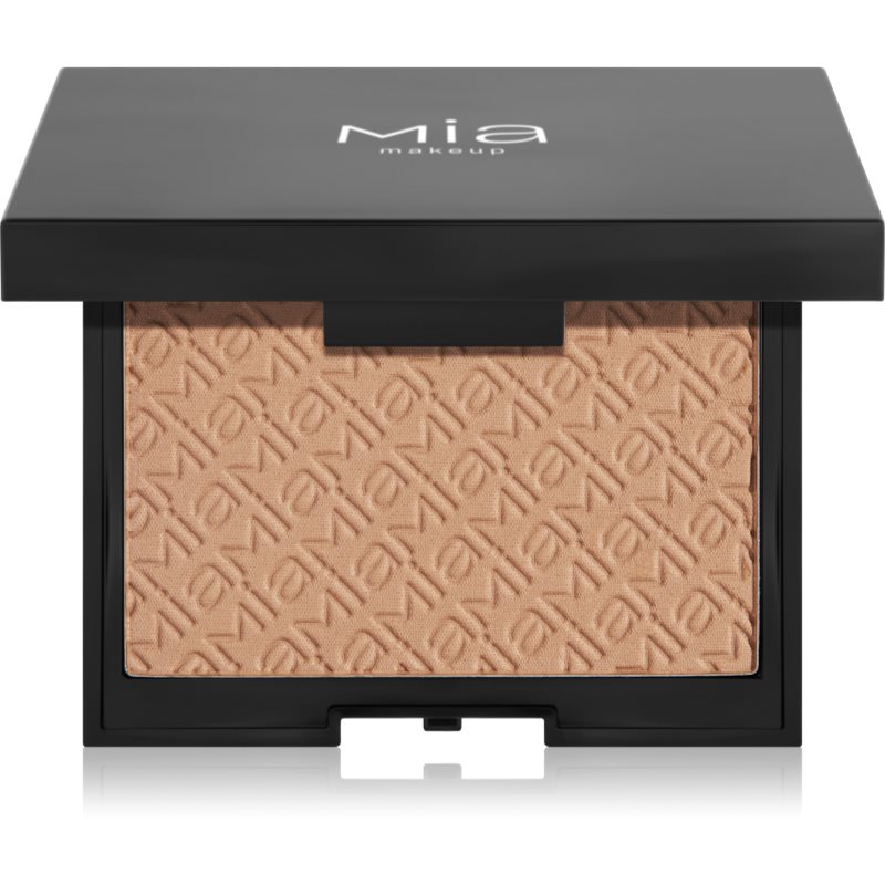 Mia Cosmetics Tan Builder Matte pudră compactă cu efect de ten bronzat cu efect matifiant culoare 01 Soft Tan 15 g