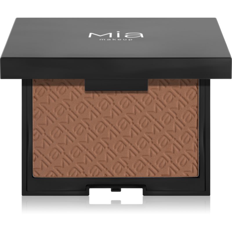 Mia Cosmetics Tan Builder Matte pudră compactă cu efect de ten bronzat cu efect matifiant culoare 06 Rich Tan 15 g
