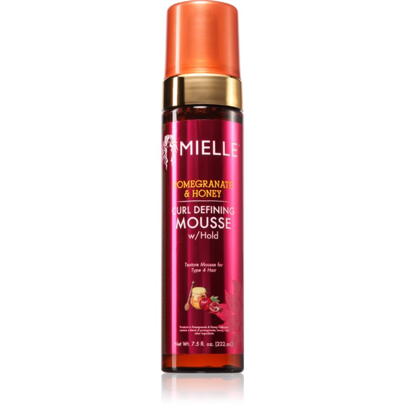 Mielle Pomegranate & Honey spumă de coafat pentru definirea și forma coafurii pentru păr creț 222 ml Mielle Pomegranate & Honey spumă de coafat pentru definirea și forma coafurii pentru păr creț 222 ml